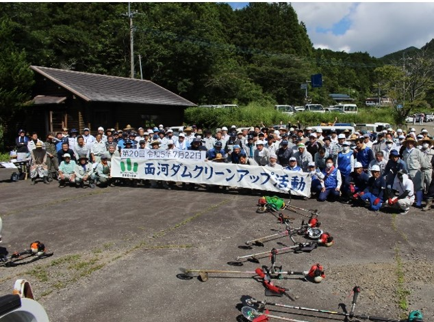 面河ダム公園周辺清掃活動