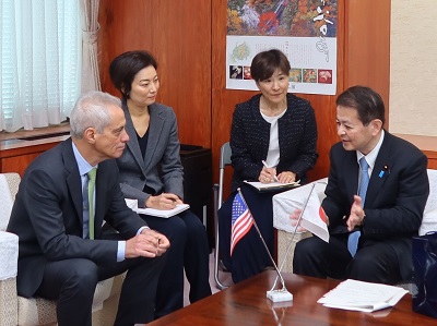12月1日 エマニュエル駐日米国大使との会談