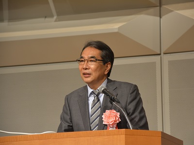 祝辞を述べる江藤農林水産大臣