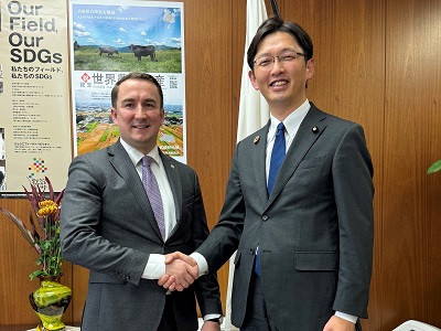 3月25日 ゲルチュ―・モルドバ農業・食料省事務次官との会談