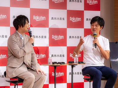 農泊の魅力を説明する鈴木農林水産副大臣