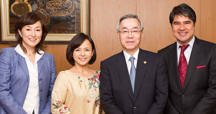皆川 農林水産事務次官 × いとうまい子さん（女優） × 永島昭浩さん（スポーツキャスター） × コーディネーター 庄司麻由里さん（フリーアナウンサー）