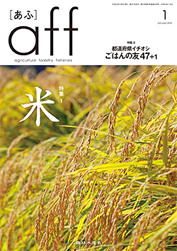 aff(あふ)2016年1月号表紙