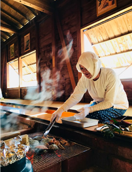 海女小屋体験