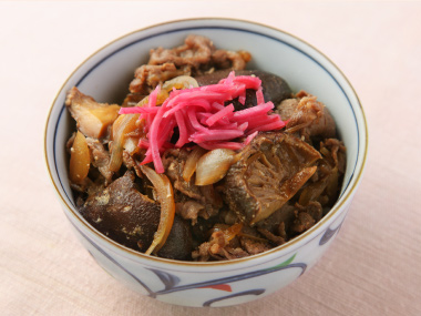 牛肉干ししいたけ丼