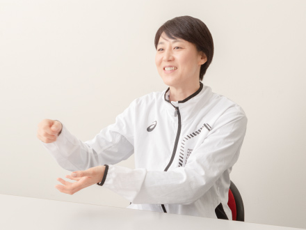 萩原智子さん(水泳元日本代表)