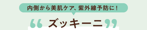 内側から美肌ケア、紫外線予防に！　ズッキーニ