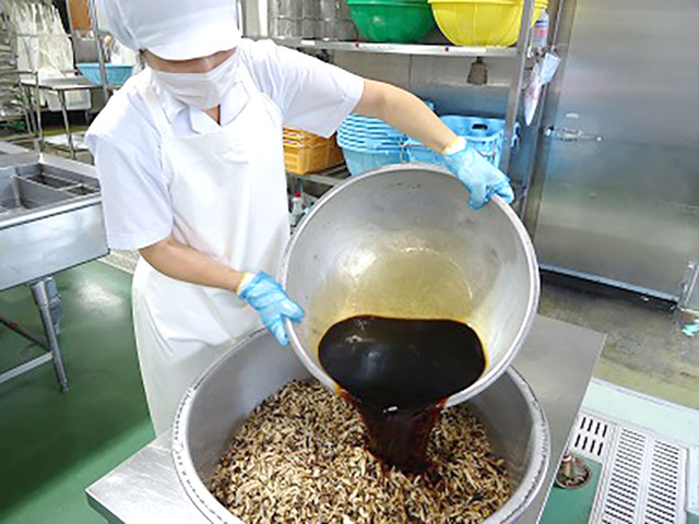 写真:調理工程