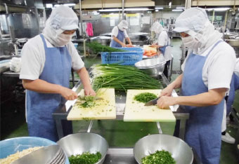写真:調理工程