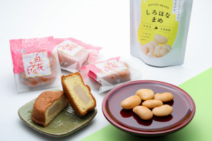 写真:白花豆を使用したお菓子