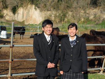 写真:お話を伺った生徒さん