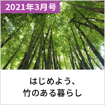 2021年3月号 はじめよう、竹のある暮らし