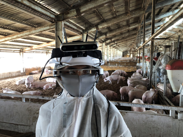 AR(拡張現実)による体重測定器