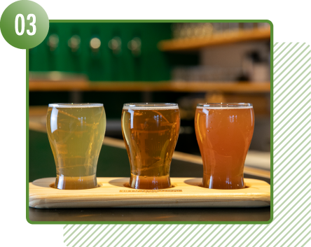 ビールで乾杯！ 日本産ホップでまちおこし