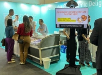 Seafood Expo Asia(シンガポール)の様子
