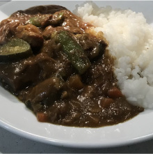 給食で提供されたカレー