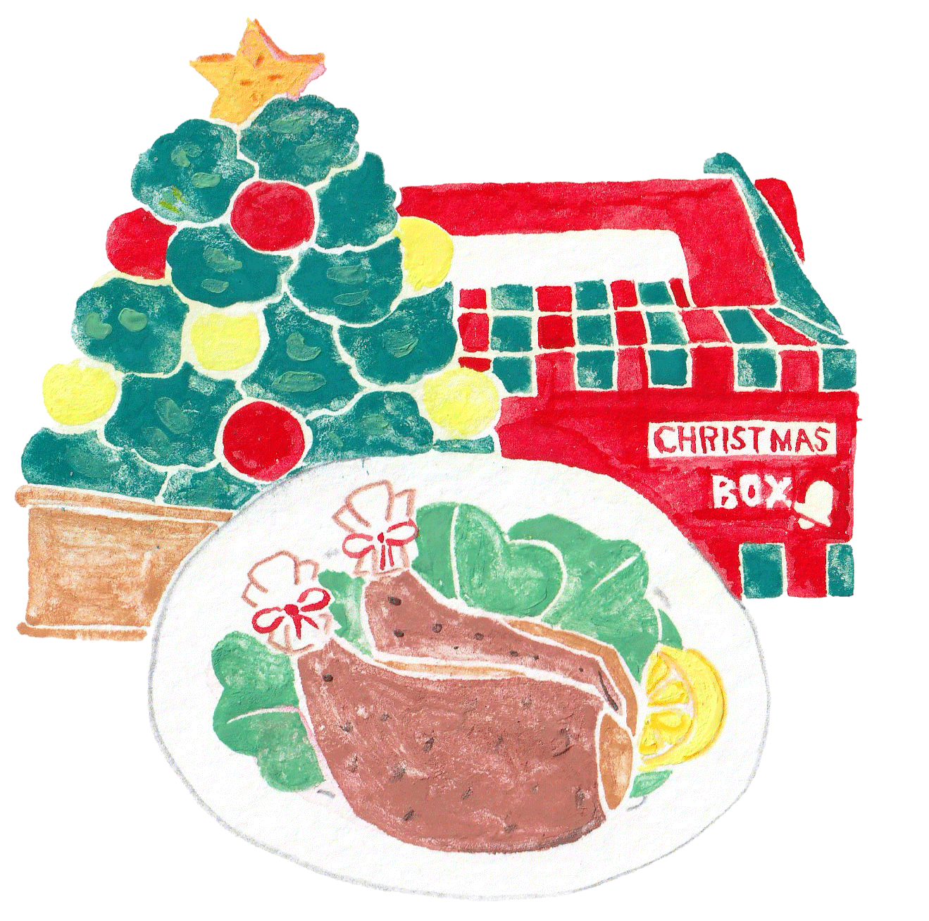 クリスマスの中食