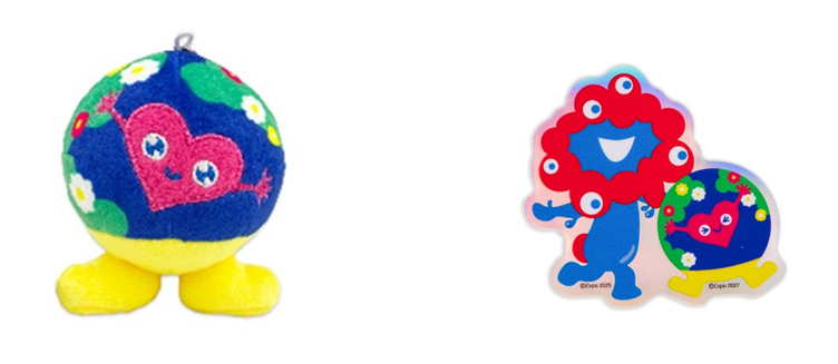 ボールチェーンマスコット、コラボ商品ステッカー.png