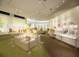 「体感！しだみ古墳群ミュージアム」の展示室
