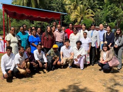 State Minister Suzuki's visit to the IFAD project site