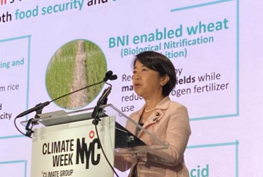 Climate Week NYC登壇の様子