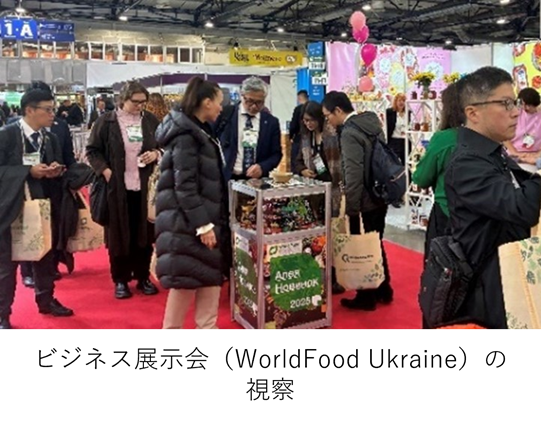 ビジネス展示会(WorldFood Ukraine)の視察
