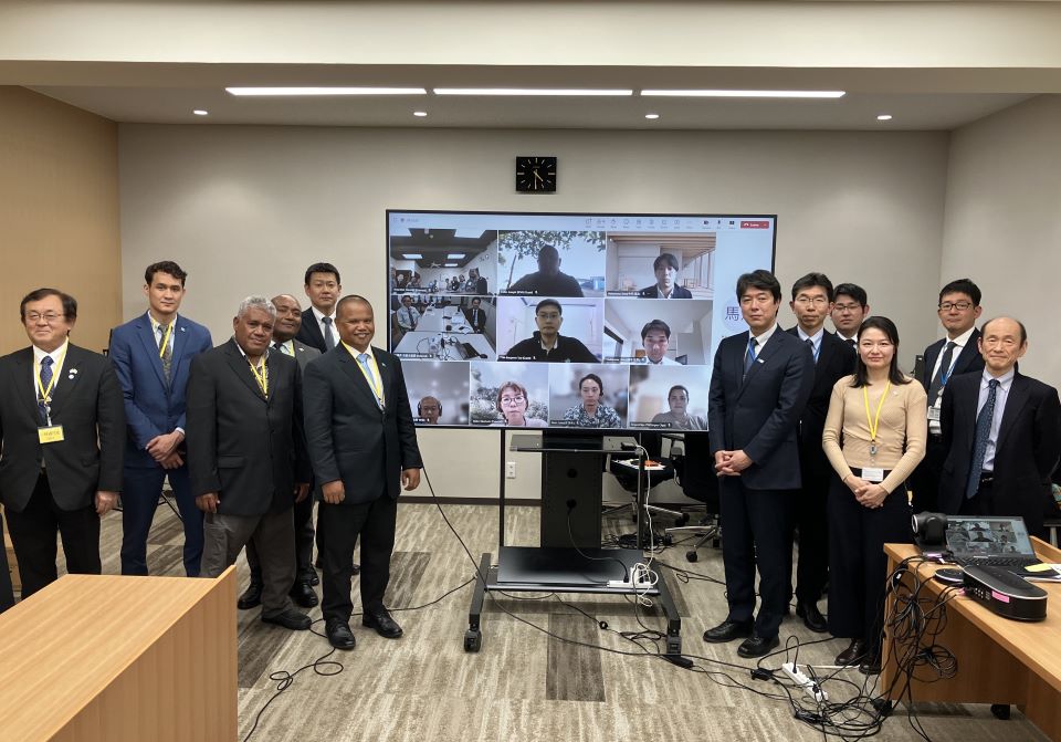 A photo session during the meeting of Task- Force
