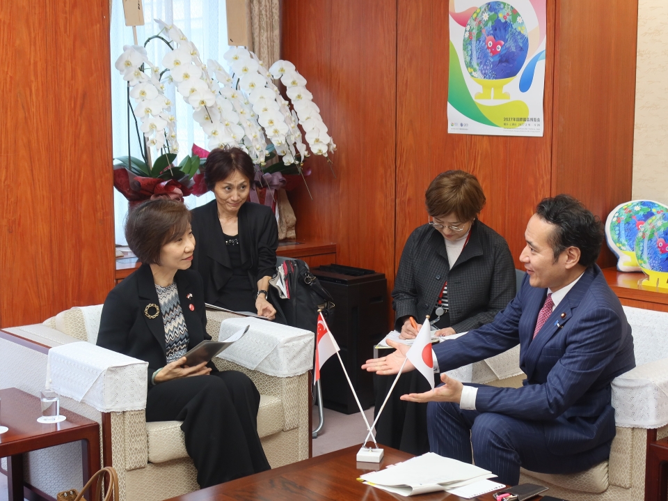 グレース・フー・シンガポール持続可能性・環境大臣との会談