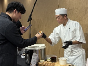 中村浩治シェフ寿司デモンストレーション