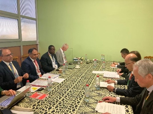 ビラル・アズハル・カヤニ・パキスタン財務・鉄道担当大臣（農業交渉ファシリテーター）との会談