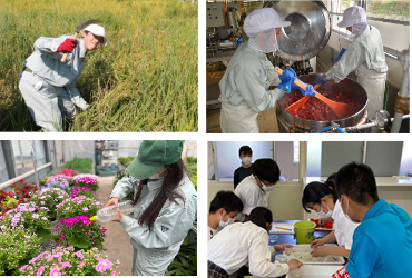 四日市農芸高校の様々な学科コースの授業・実習