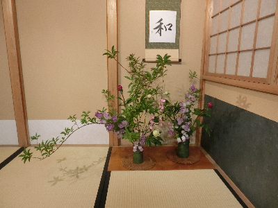 令和3年5月24日の週のいけばな作品