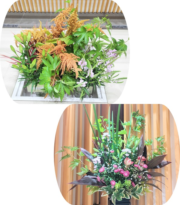 北海道産キイチゴなど5種類の切り花等とフラワーアレンジメント