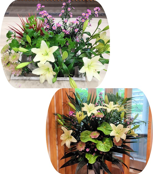 埼玉県産LAユリなど5種類の切り花等とフラワーアレンジメント