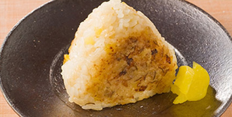 チーズとお味噌のおにぎり