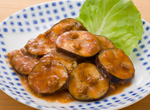 秋ナスのミートソース煮
