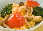 トマト炒り豆腐