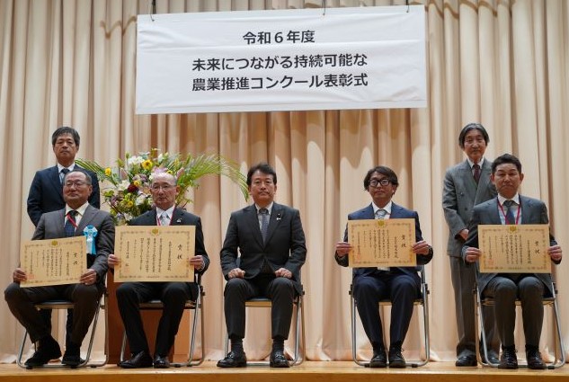 コンクールの授与式