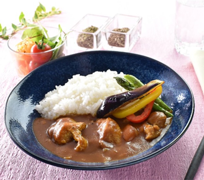 夏野菜のチキンカレー