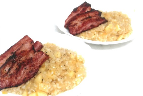 リンゴリゾット