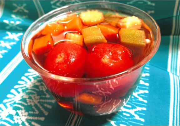 コロコロ野菜のゼリー寄せ