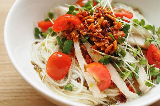 スプラウトのさっぱり素麺