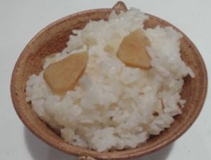 宇宙(そら)芋ごはん(むかごの炊き込みご飯)