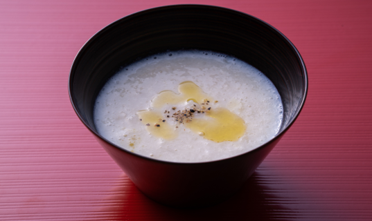 ながいもの豆乳スープ