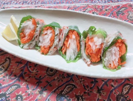 大葉の和風生春巻き