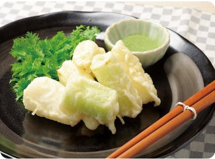 白ねぎの天ぷら