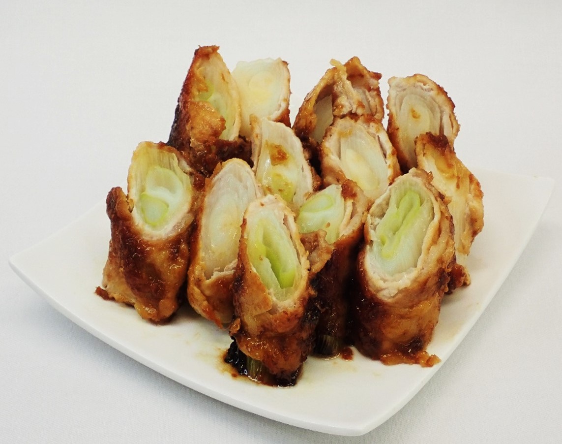 下仁田ネギの肉巻き