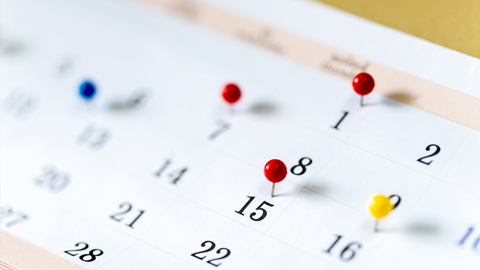 イベントカレンダーの写真