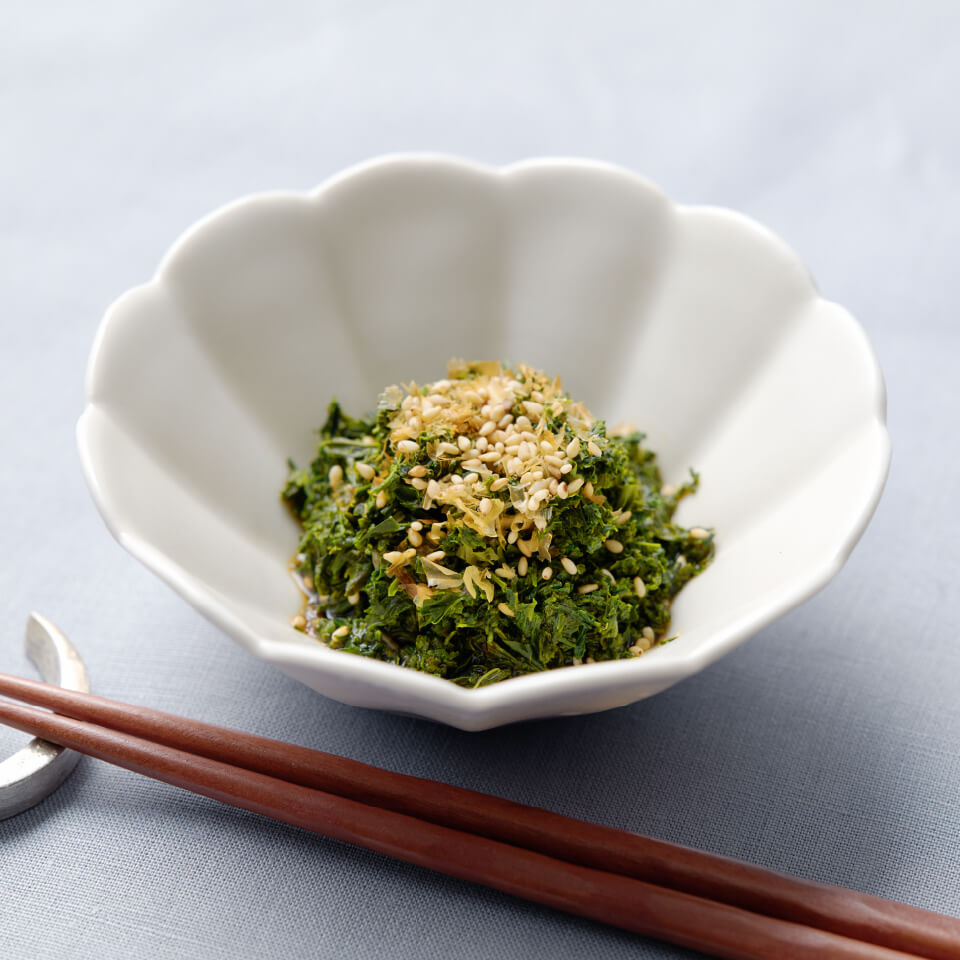 茶がらのおひたしの画像