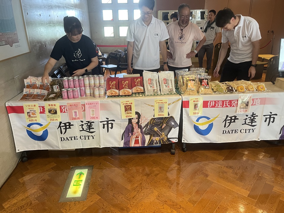 物産展の様子